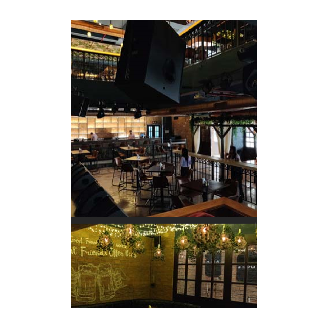 A City skyline at sunset