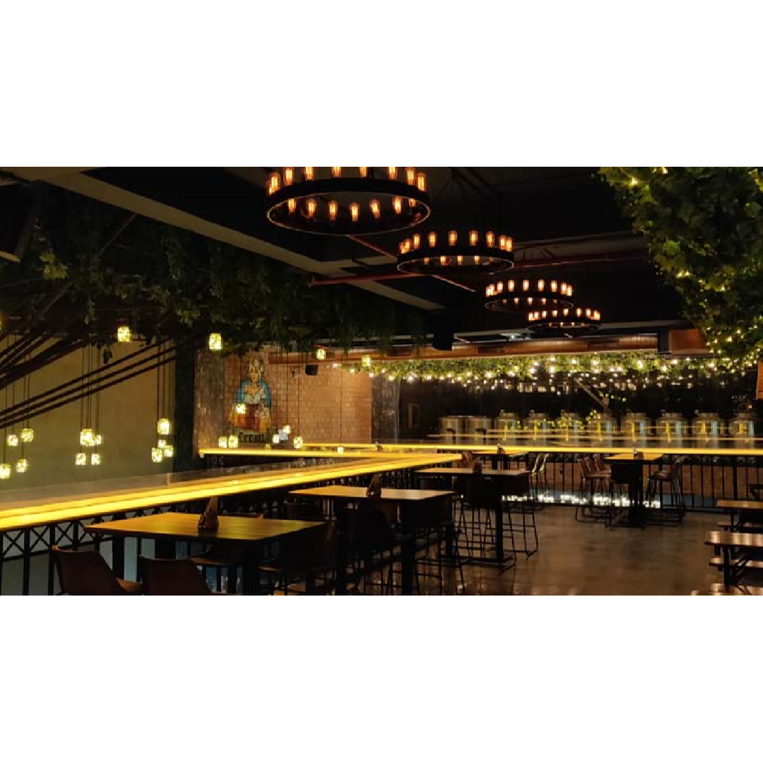 A City skyline at sunset